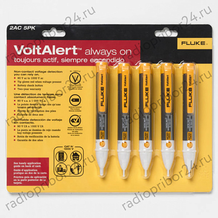 Фото – Fluke 2AC/200-1000V5L комплект из пяти детекторов напряжения (200-1000 В)