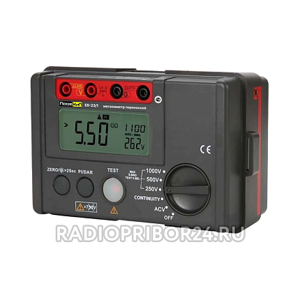 Фото – ПрофКиП Е6-23/1 мегаомметр цифровой (250В ... 1000В)
