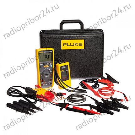 Фото – Fluke 1587/MDT FC комплект мультиметр-мегомметр c функцией беспроводной связи + токовые клещи + индикатор чередования фаз