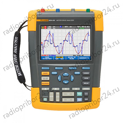 Фото – Fluke MDA-550 анализатор работы электродвигателей, 4-канальный, 500 МГц с валом двигателя и гармониками